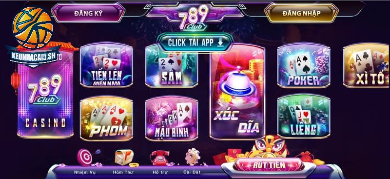 Kho game bài tại 789Club có nhiều trò khá thú vị