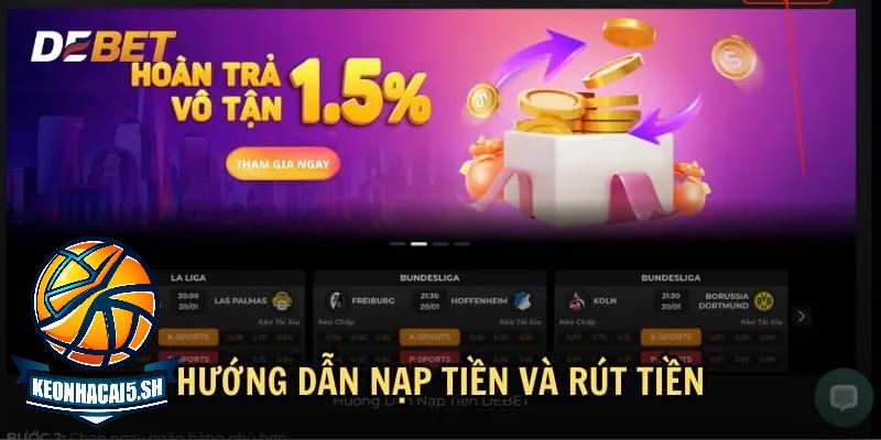 Hướng dẫn nạp rút tiền để nhận thưởng nhanh chóng