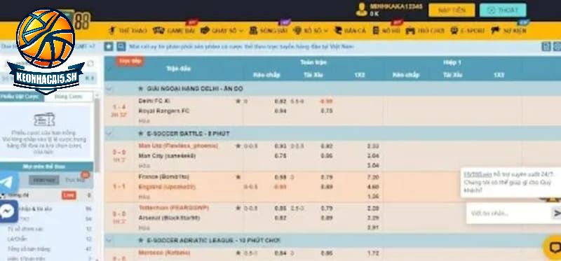 Cá cược thể thao tại Five88