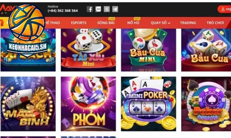 Điểm qua một số sản phẩm cá cược có tại May88