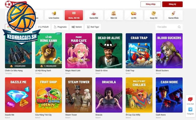 Kho nổ hũ tại nhà cái Mibet do nhiều đơn vị có tiếng trong giới cung cấp