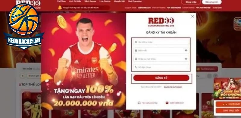 Hướng dẫn người chơi mới đăng ký tài khoản Red88