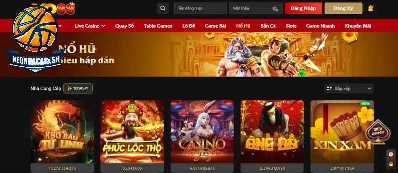 Trải nghiệm chơi Nổ Hũ Slot hấp dẫn, thắng lớn tại Xo88